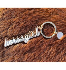 Dapplebay Horse Girl  Keychain