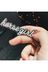 Dapplebay Horse Girl  Keychain