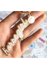 Dapplebay Horse Girl  Keychain