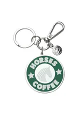 Dapplebay Horses & Coffee Keychain