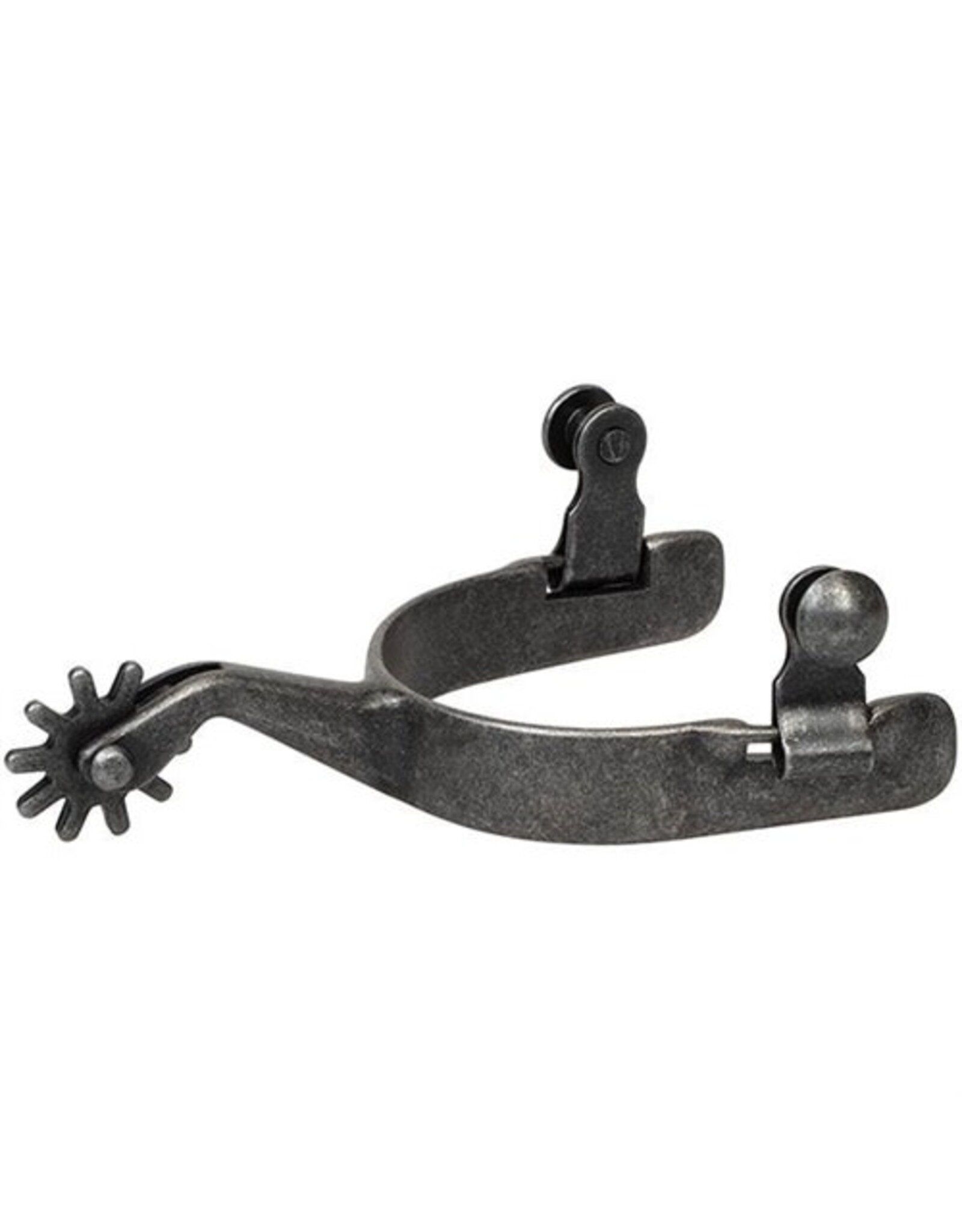 Weaver Spurs Cutting Rowel Buffed Black Mens