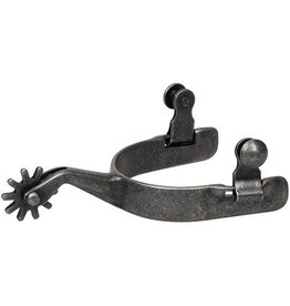 Weaver Spurs Cutting Rowel Buffed Black Mens