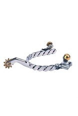 Weaver Spurs Roping Rowel with Twisted Band Stainless Steel