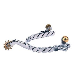 Weaver Spurs Roping Rowel with Twisted Band Stainless Steel