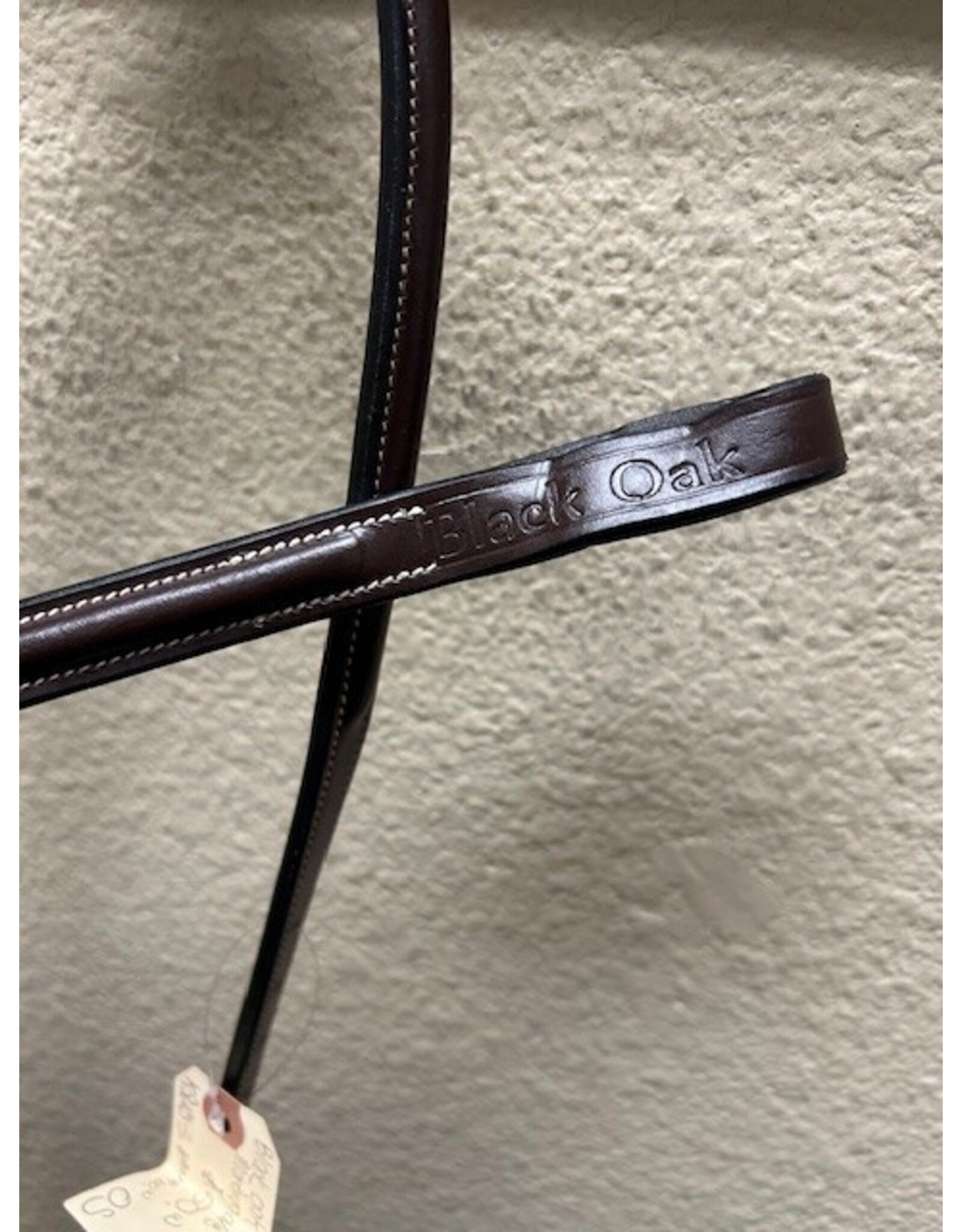 Black Oak Standing Martingale Riased Fancy Stitched Brown XF