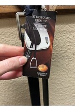 Passier Stirrup Leathers Black 150cm
