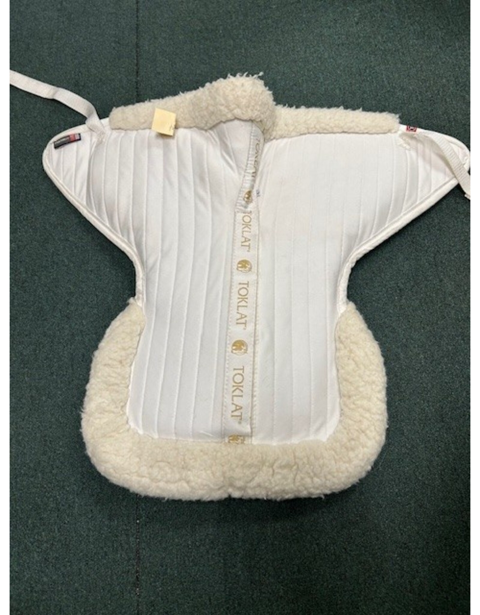 Toklat Matrix T3 Coolback Dressage Large Half pad with Lo-Impact Inserts White