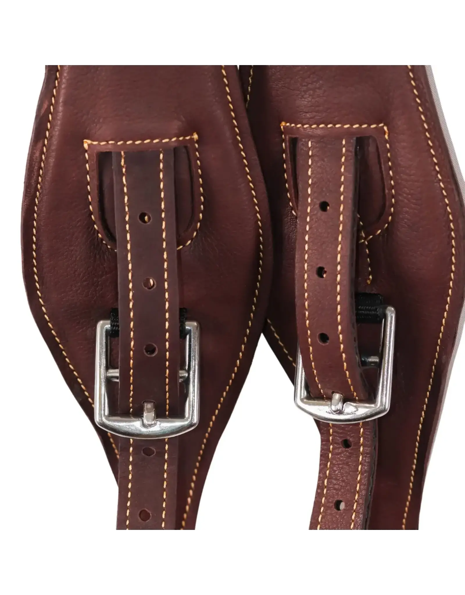 Wide Stirrup Leather Jeereal English Stirrup Leathers - Wide Body With Nylon Core For Equestrian Riding (22 Adjustable Holes) Stirrup Leathers Reviews
