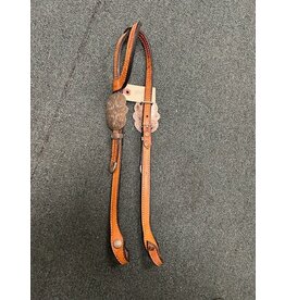 Dale Chavez One Ear Silver Concho Headstall