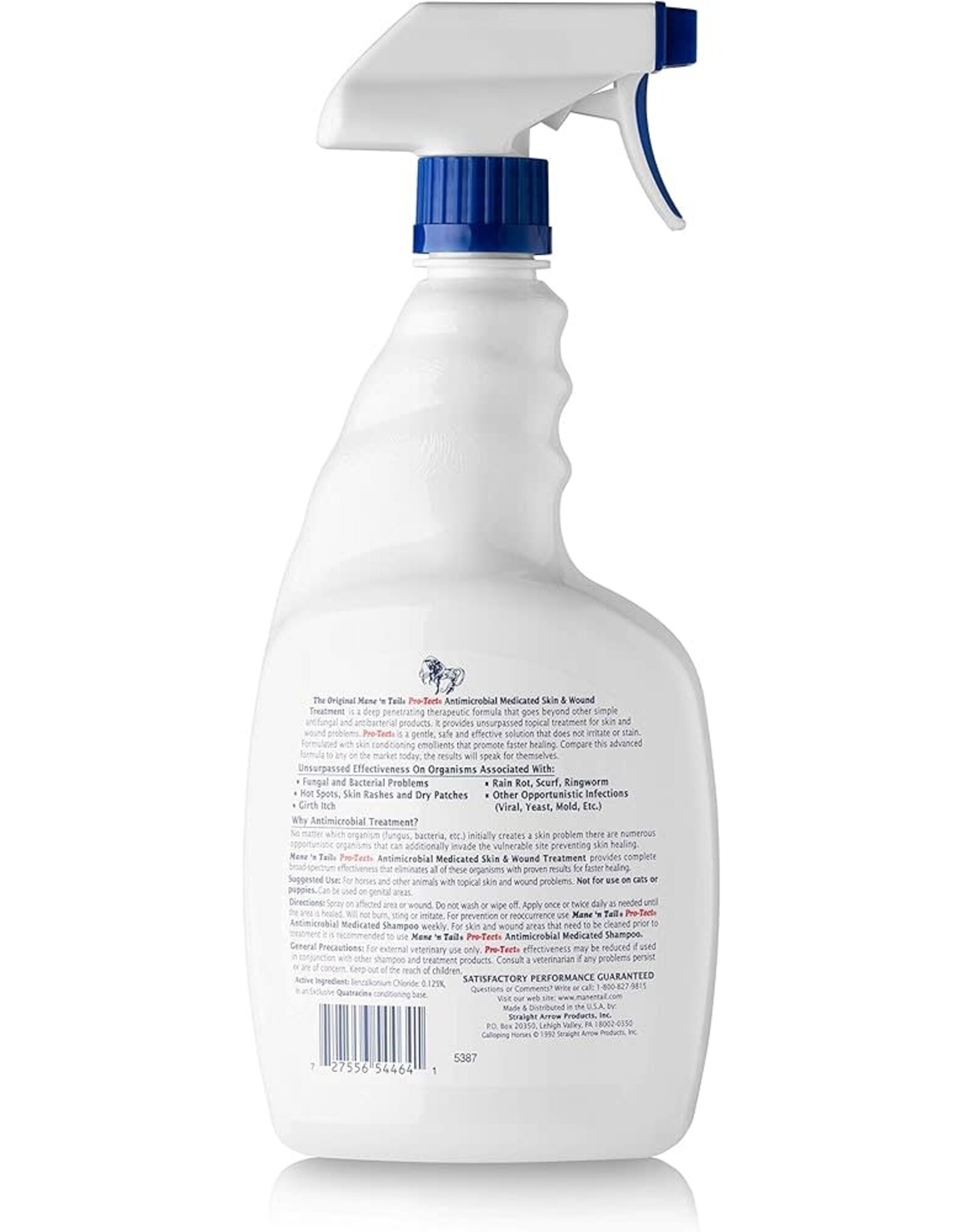 Mane 'n Tail: Pro-Tect Medicated Skin and Wound Treatment Spray 32 Oz