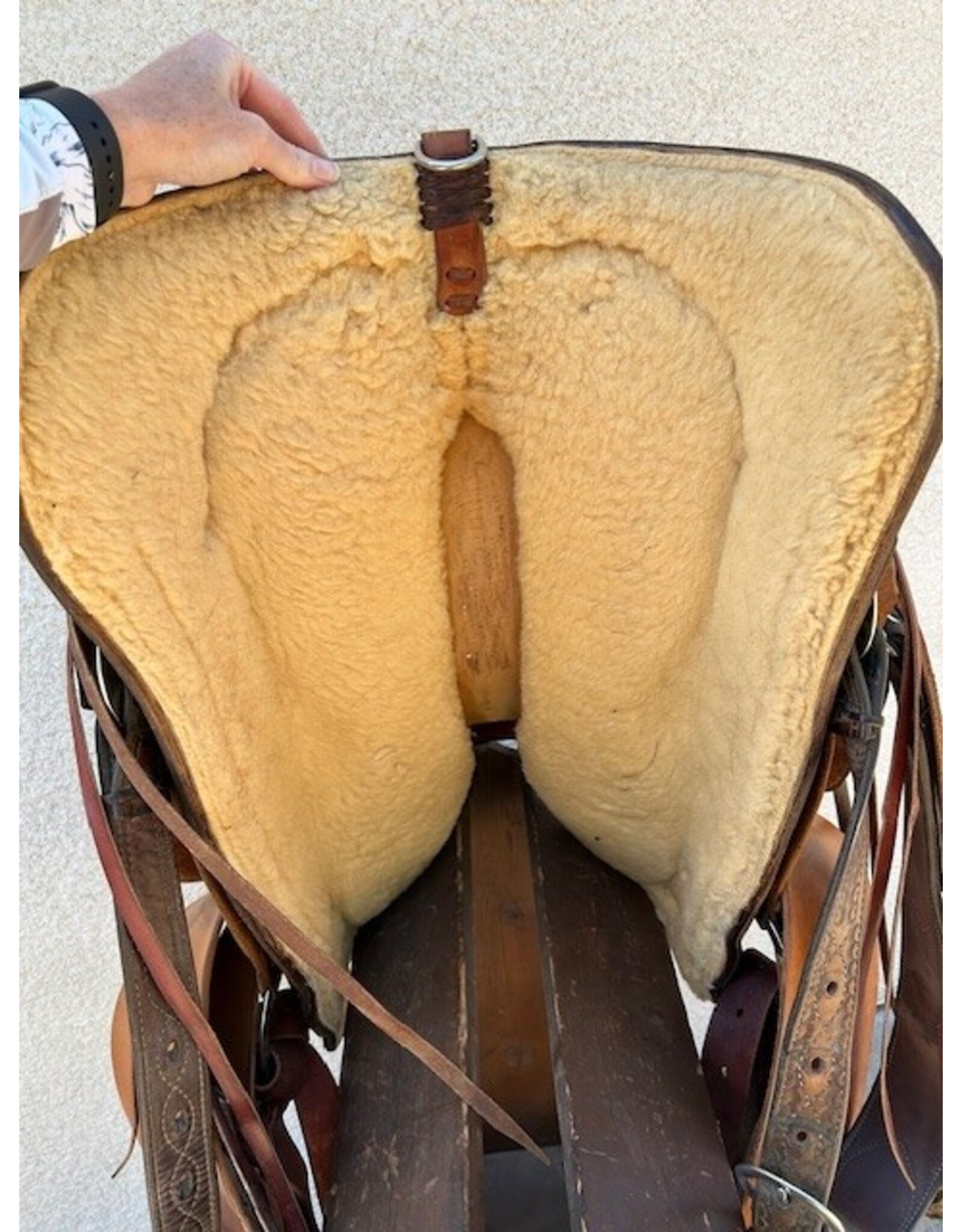 Joey Jemison Cutting Saddle 16.5" Seat, FQHB