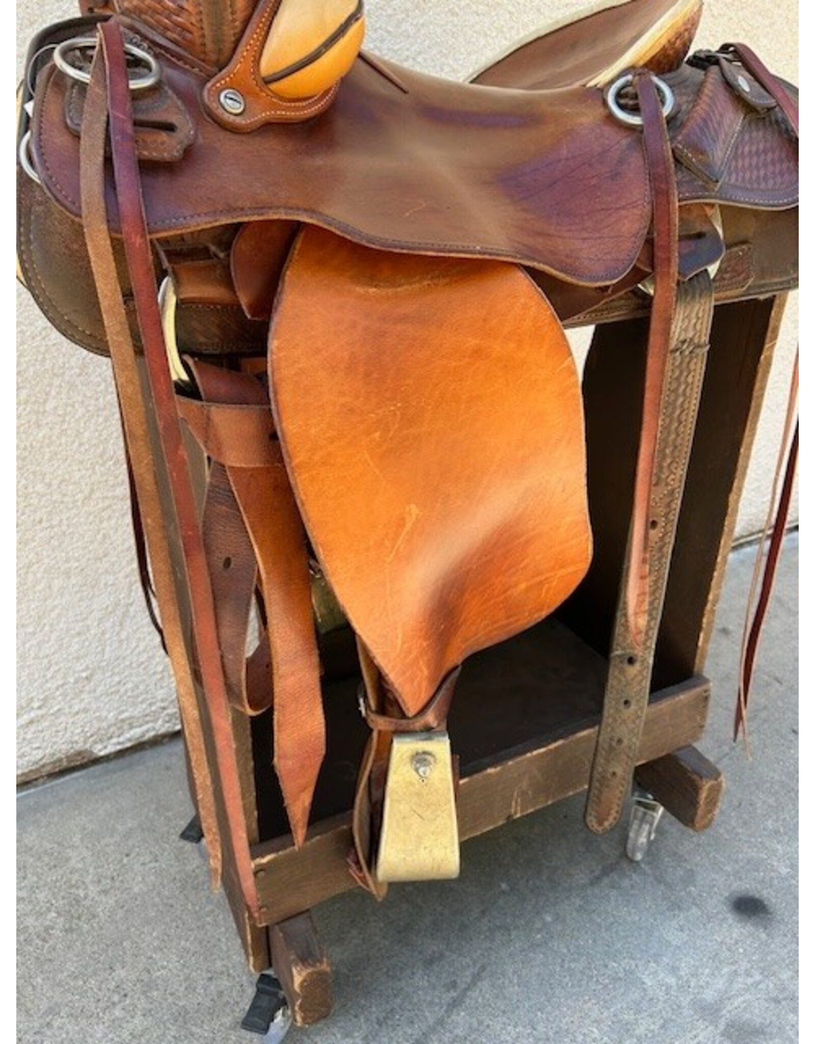 Joey Jemison Cutting Saddle 16.5" Seat, FQHB