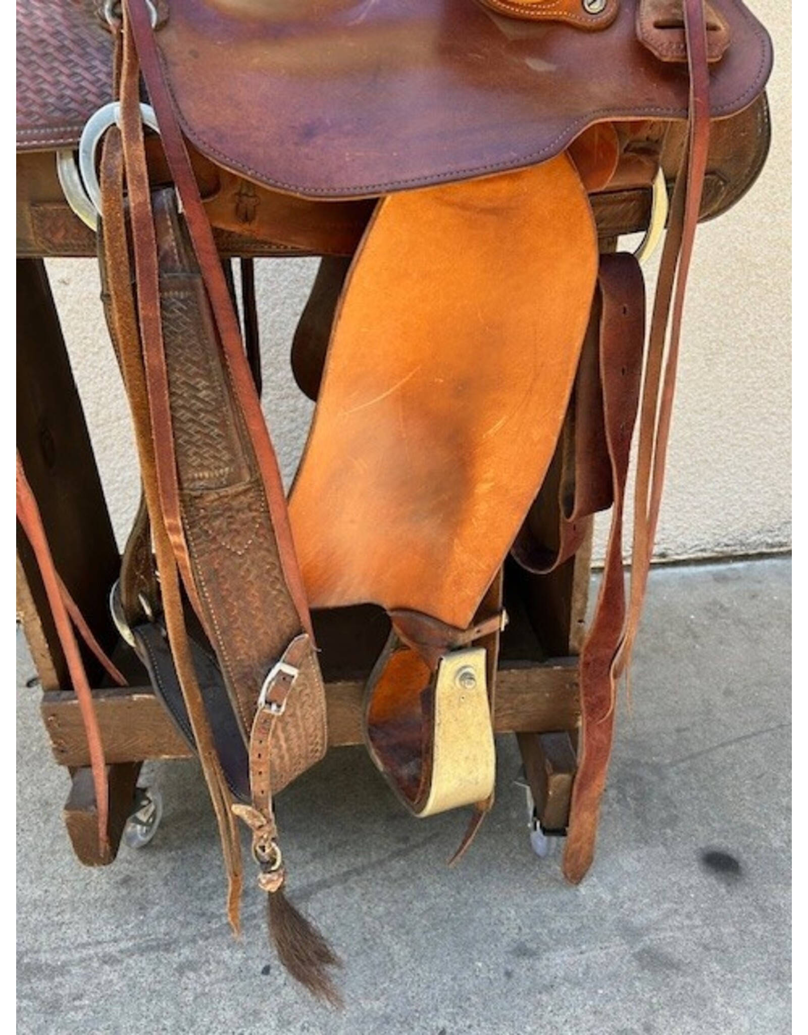 Joey Jemison Cutting Saddle 16.5" Seat, FQHB