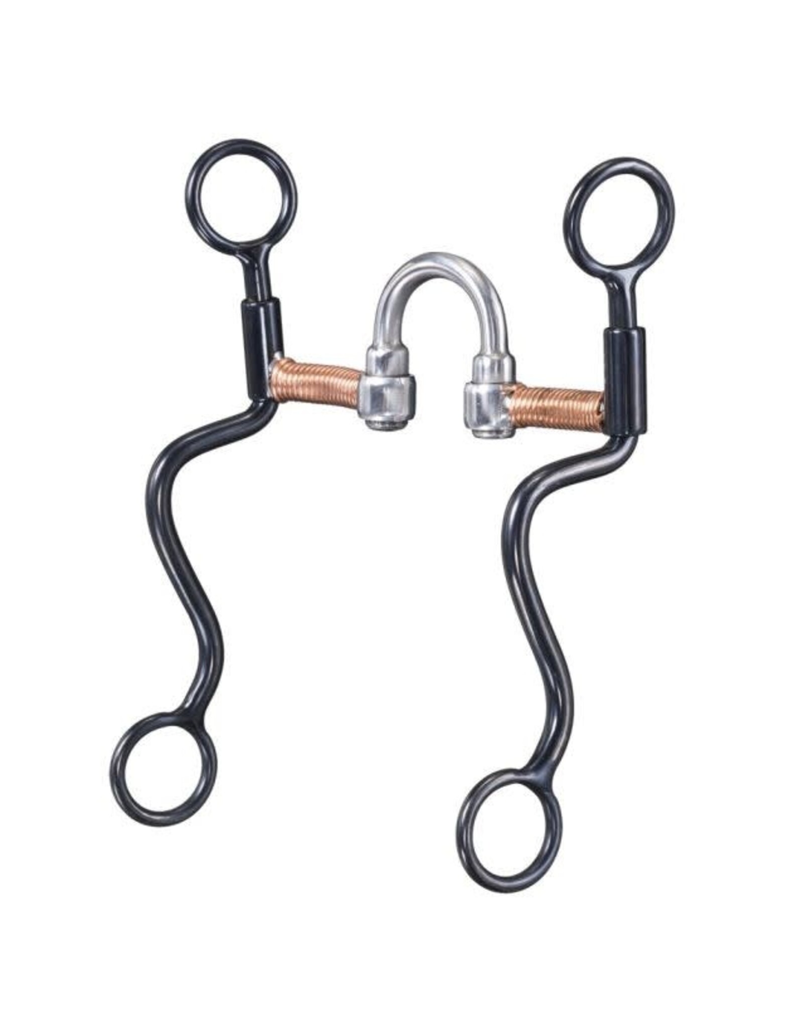 Tough 1 Black Steel S Shank Bit with Copper Correction 5"