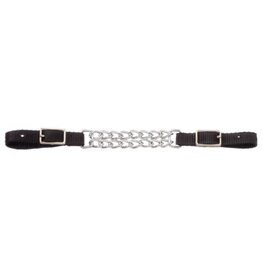 Tough 1 Nylon Curb Strap with Double Chain