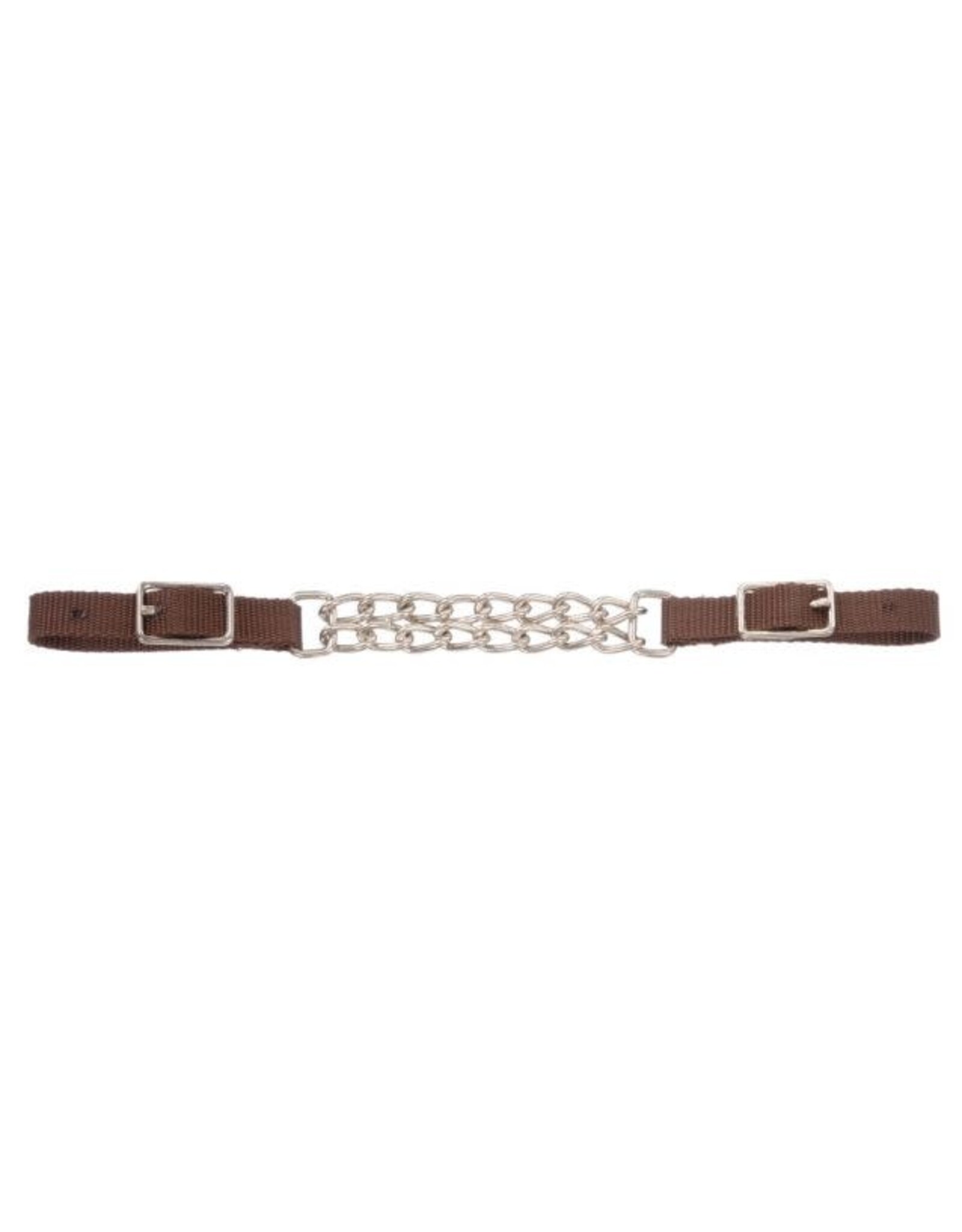 Tough 1 Nylon Curb Strap with Double Chain