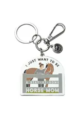 Dapplebay Horse Mom - Keychain