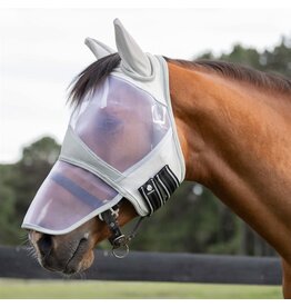 Equinavia Algard Soft Mesh Long Nose Fly Mask Silver