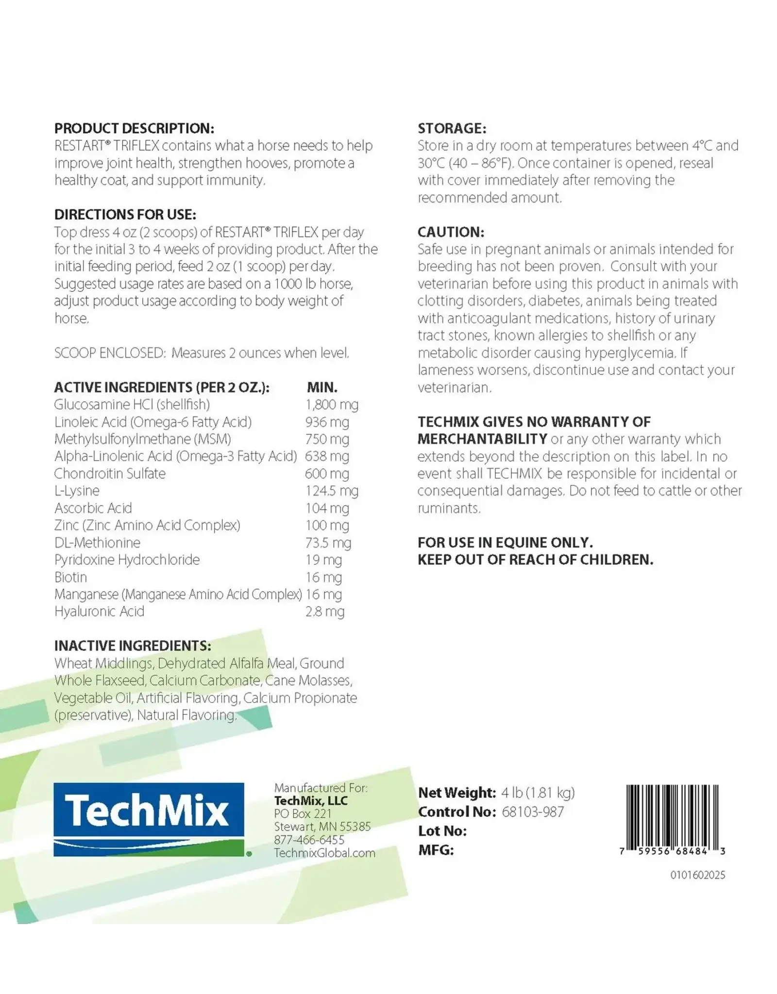 TechMix Restart Triflex 4LB