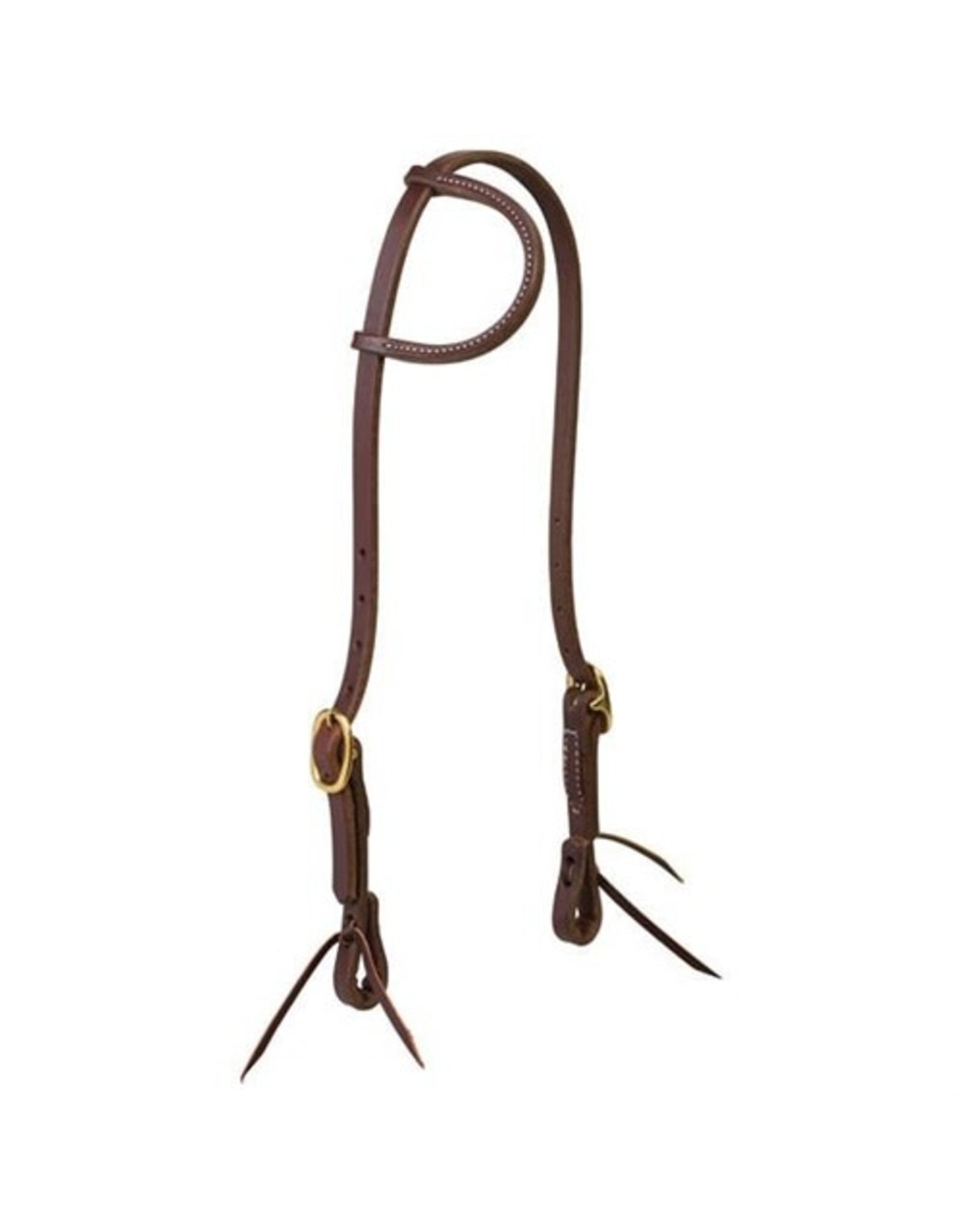 Headstall Working Tack Sliding Ear 5/8" Solid Brass