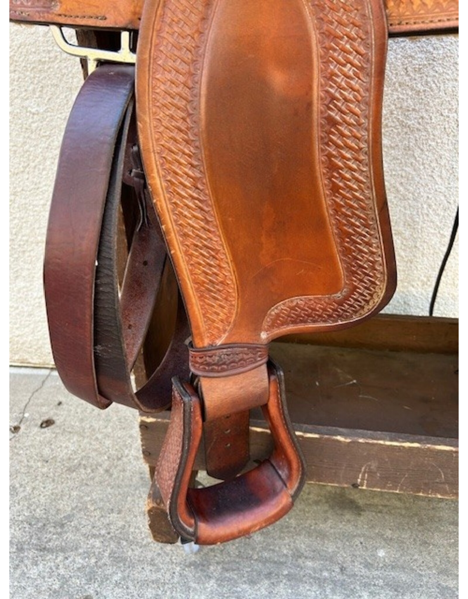 Crates Reining Saddle 16" Seat, 8" Gullet