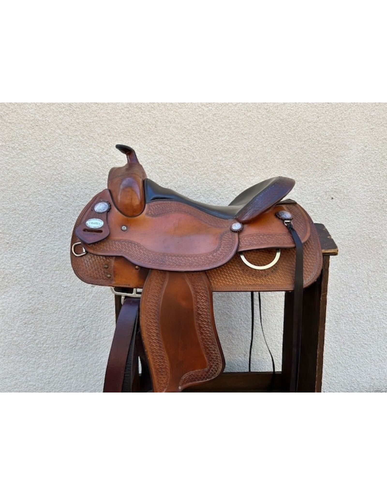Crates Reining Saddle 16" Seat, 8" Gullet
