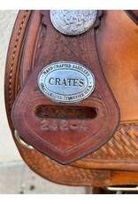 Crates Reining Saddle 16" Seat, 8" Gullet