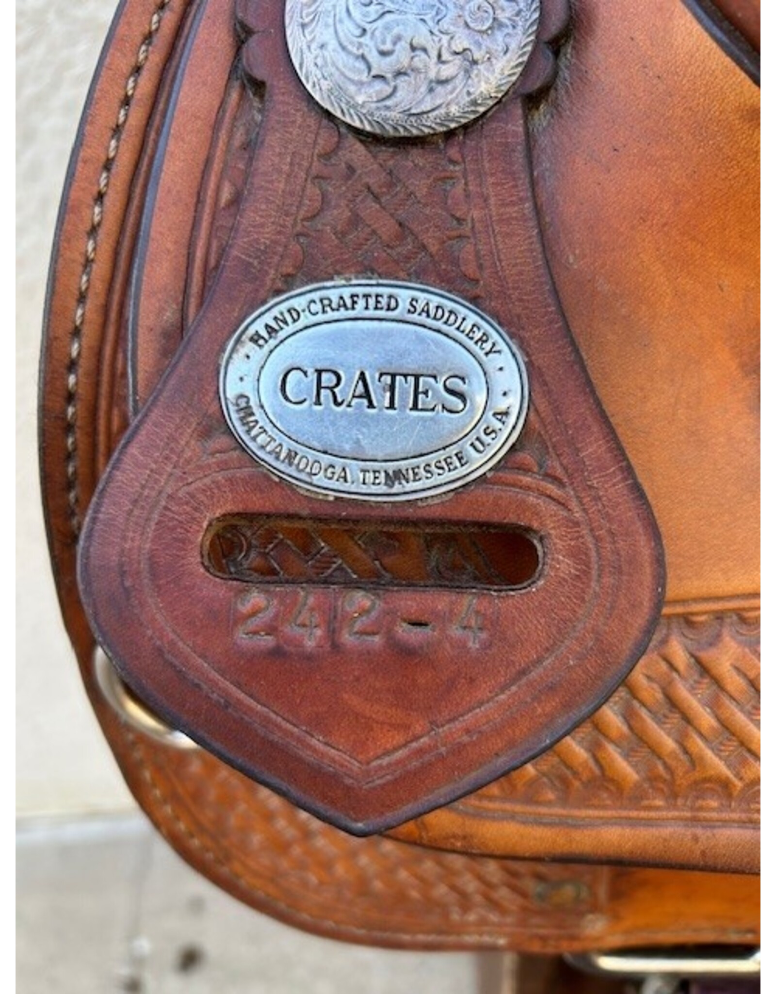 Crates Reining Saddle 16" Seat, 8" Gullet
