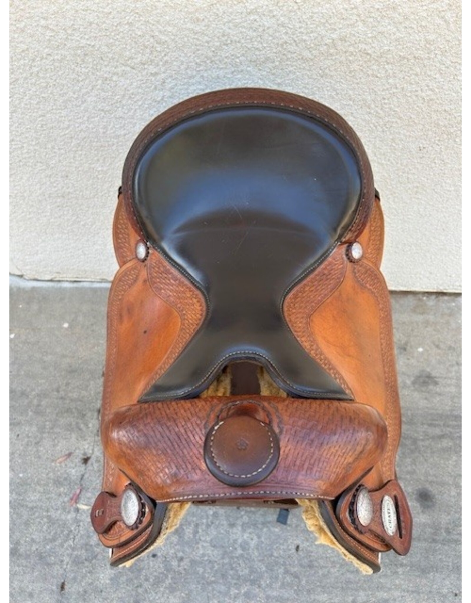Crates Reining Saddle 16" Seat, 8" Gullet