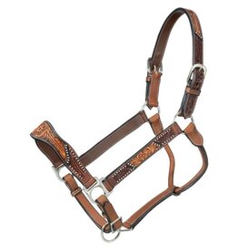 Royal King Cow Puncher Leather Halter Horse