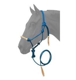 Tough 1 Rawhide Noseband Rope Halter w/ Lead