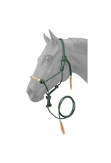 Tough 1 Rawhide Noseband Rope Halter w/ Lead