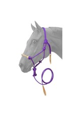 Tough 1 Rawhide Noseband Rope Halter w/ Lead