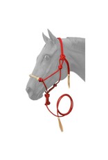 Tough 1 Rawhide Noseband Rope Halter w/ Lead