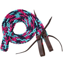 Tough 1 Mule Tape Loop Roping Rein 9'