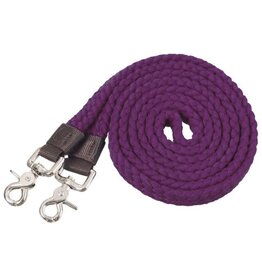 Tough 1 Pro Flat Cotton Roping Reins 7'