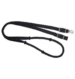 Tough 1 Deluxe Flat Knotted Cord Roping Rein