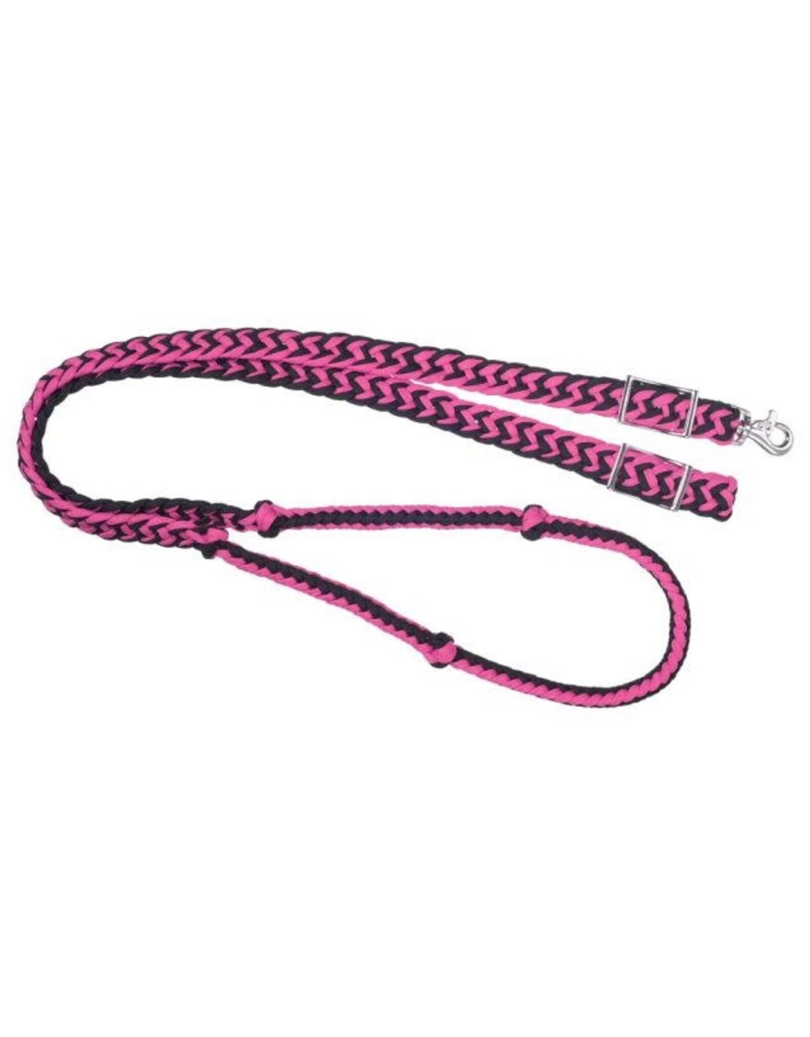 Tough 1 Deluxe Flat Knotted Cord Roping Rein