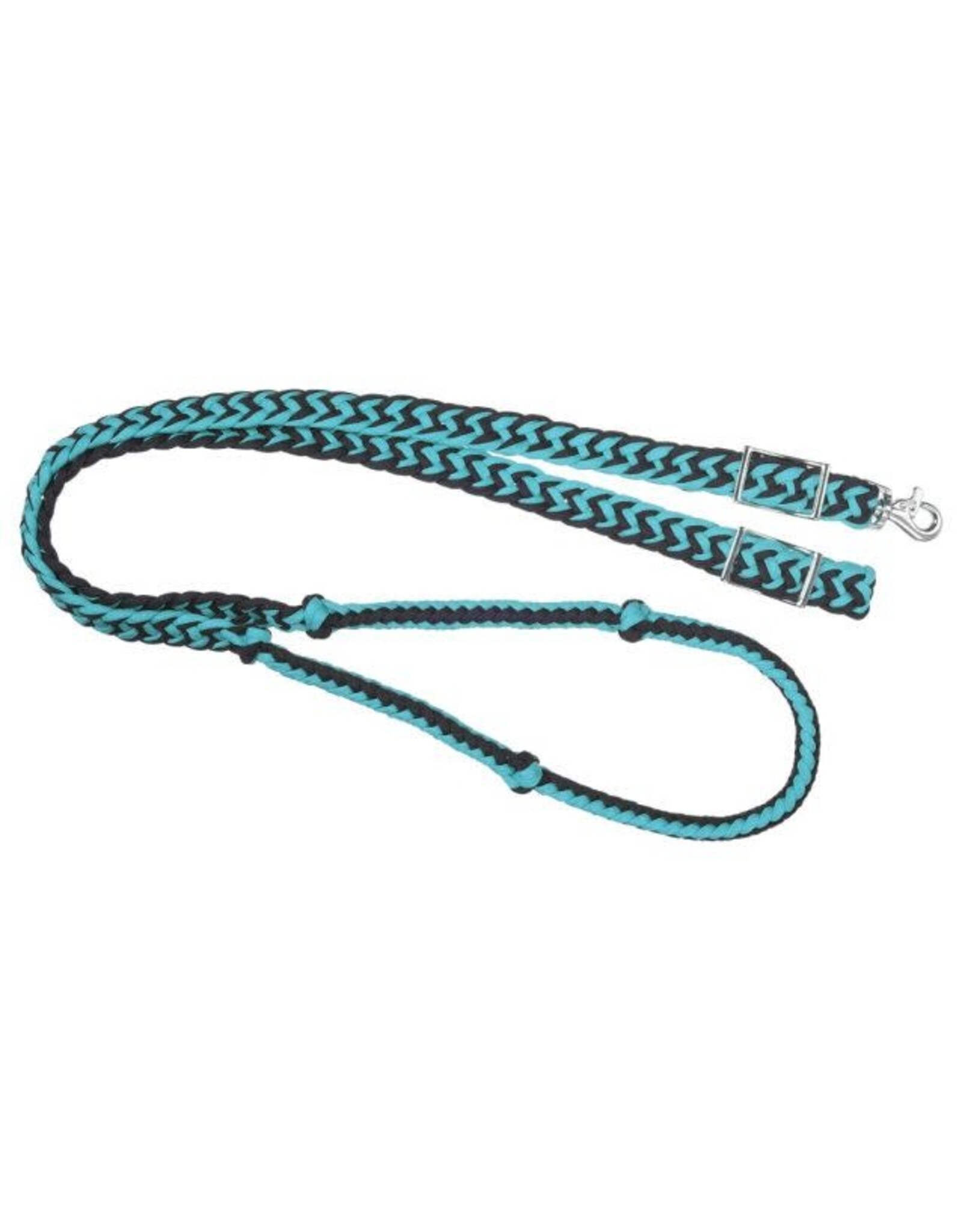 Tough 1 Deluxe Flat Knotted Cord Roping Rein