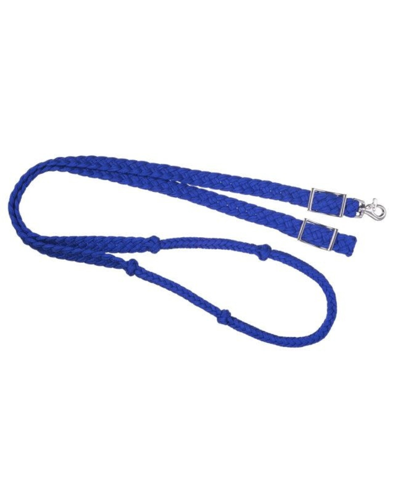 Tough 1 Deluxe Flat Knotted Cord Roping Rein
