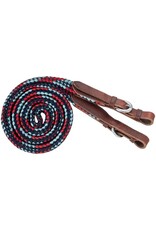 Tough 1 Flat Braided Trail Reins 7'