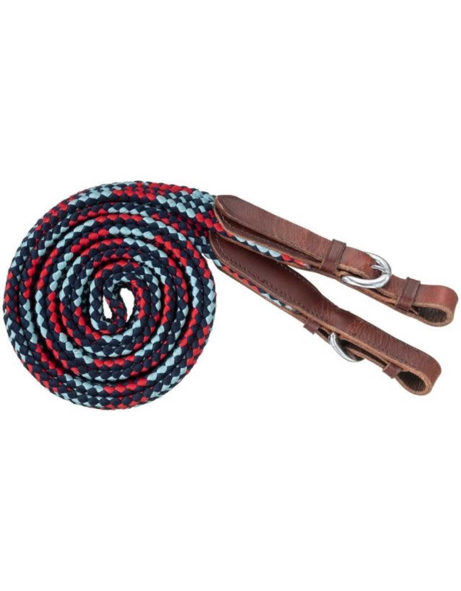 Tough 1 Flat Braided Trail Reins 7'
