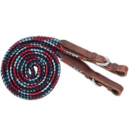 Tough 1 Flat Braided Trail Reins 7'