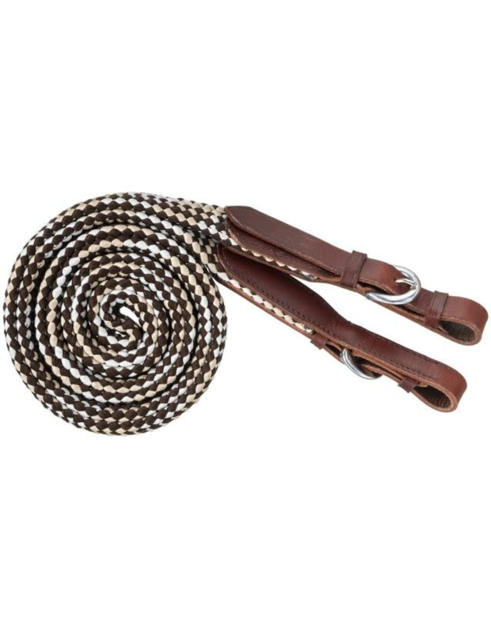 Tough 1 Flat Braided Trail Reins 7'