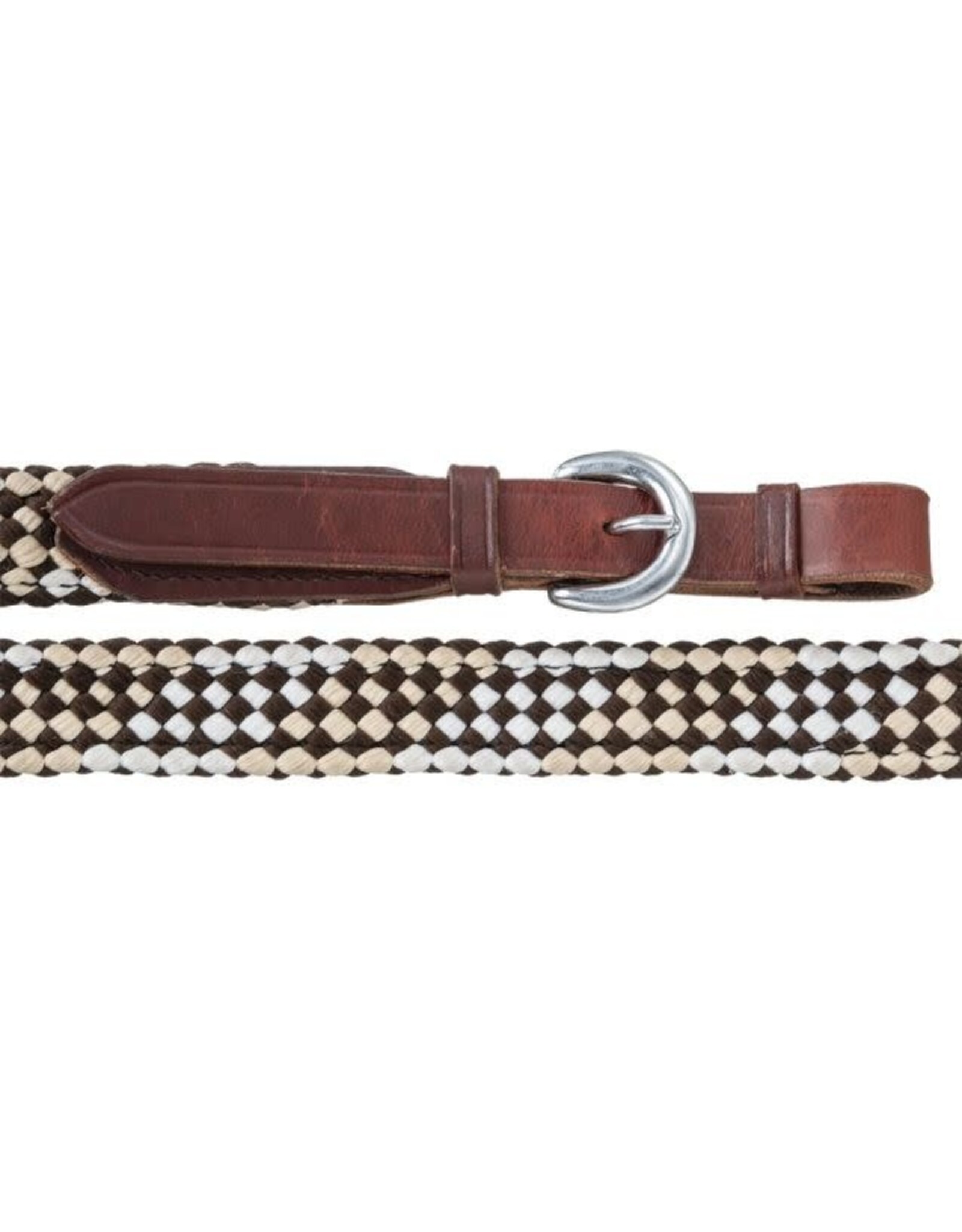 Tough 1 Flat Braided Trail Reins 7'