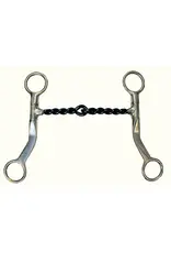 Coronet Flat Shank Twisted Sweet Iron Snaffle Bit 5"