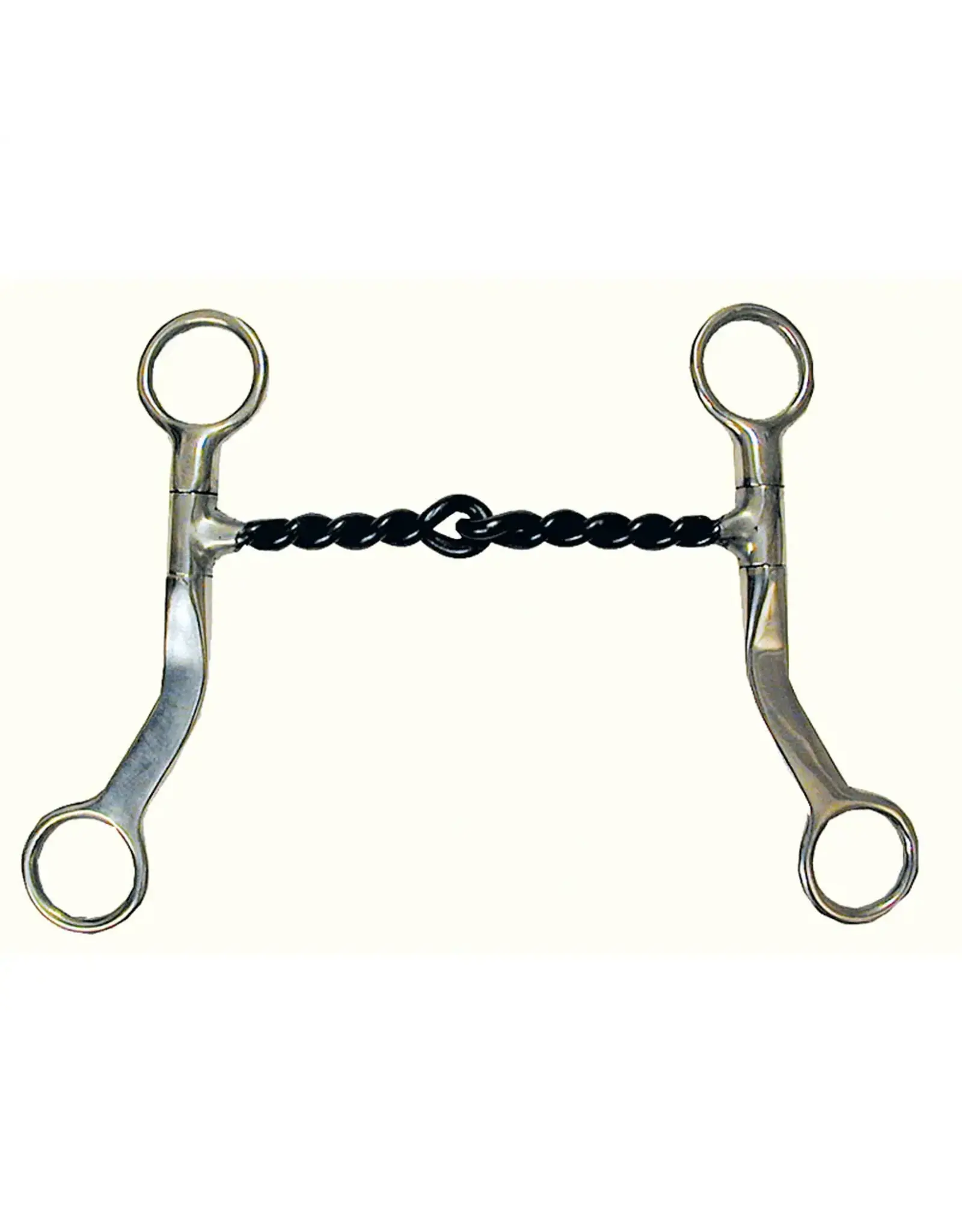 Coronet Flat Shank Twisted Sweet Iron Snaffle Bit 5"