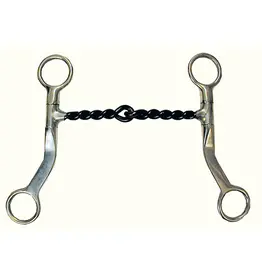 Coronet Flat Shank Twisted Sweet Iron Snaffle Bit 5"