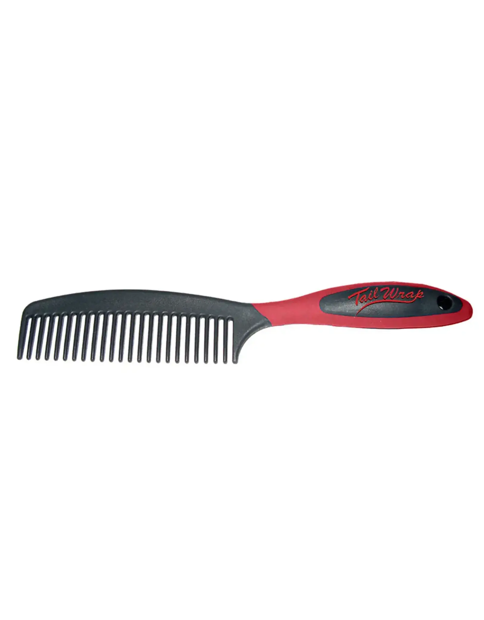 Tailwrap Mane & Tail Comb with Ergonomical Grip - Raspberry/Grey