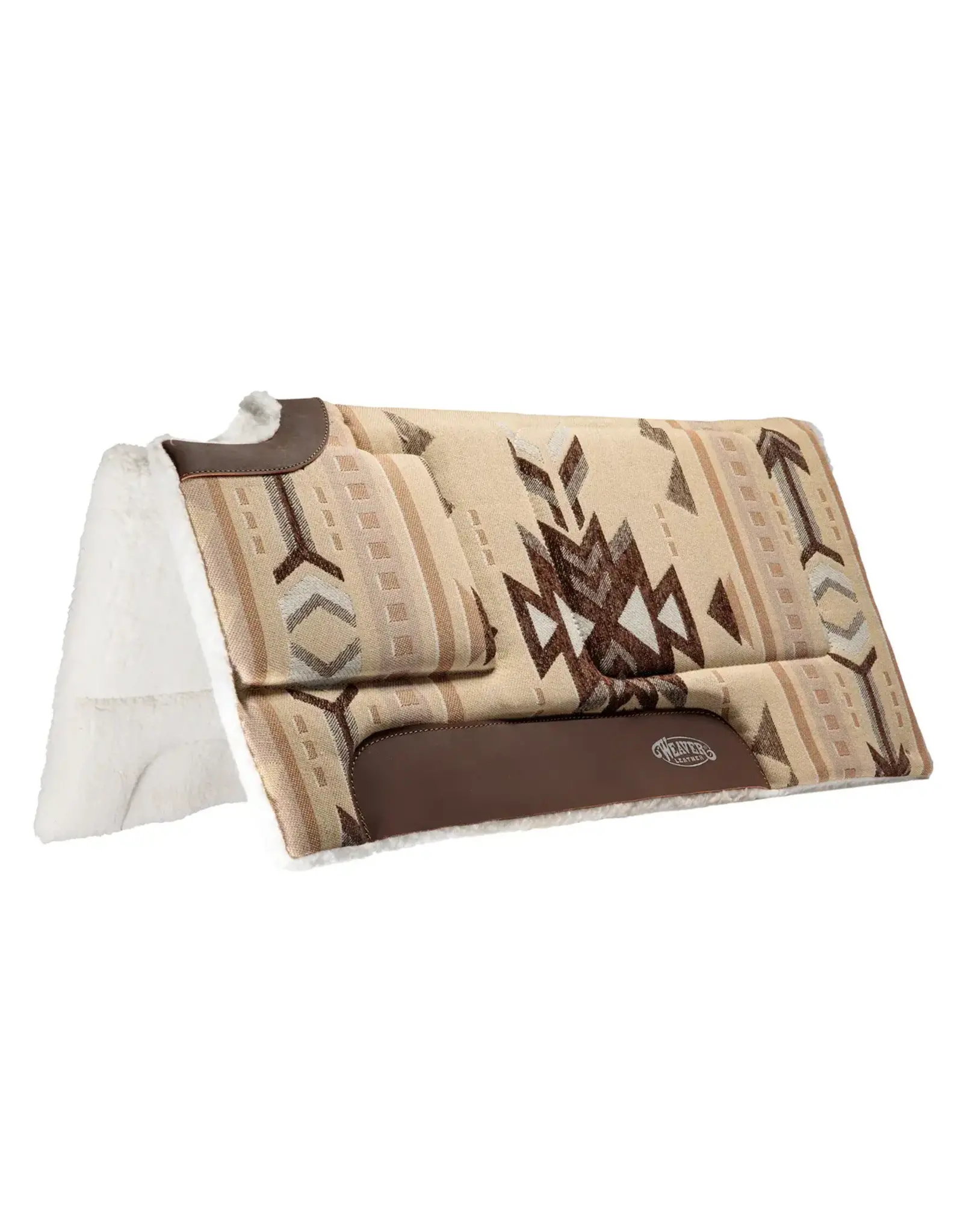 Weaver All Purpose Built-Up Cut Back Saddle Pad Fleece 32x32
